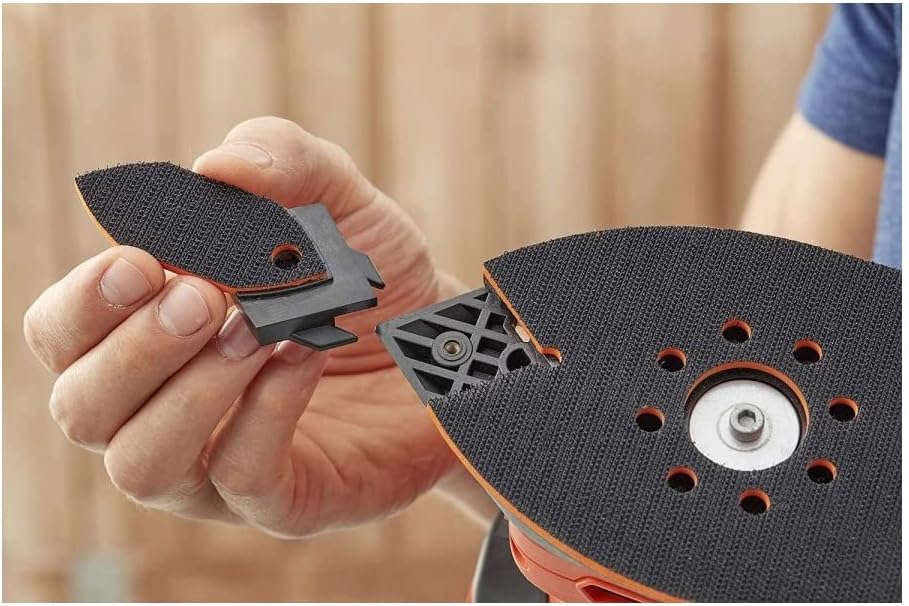 Black+Decker BEW200-QS 4-in-1 Multischleifer (Schwingschleifer-, Dreiecksschleifer-, Exzenterschleif