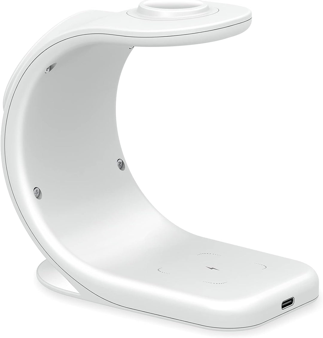 MMOBIEL Kabellose Ladestation Kompatibel mit iPhone, Apple Watch und AirPods - 3-in-1 Induktionslade