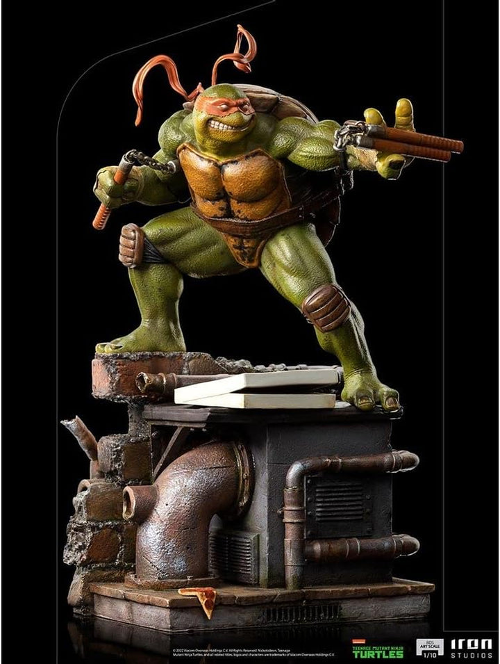 Iron Studio TMNT Michelangelo Statuette ArtScale BDS 1/10, 26 cm Standard, Standard
