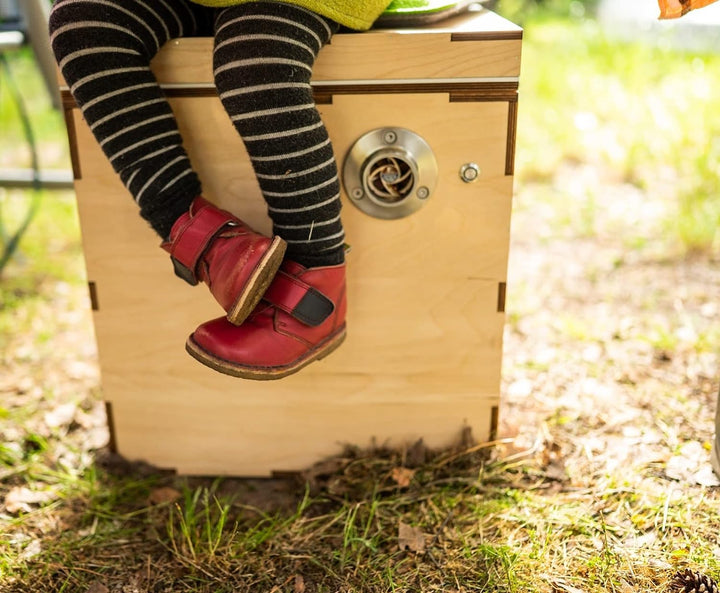 Kildwick MiniLoo Bausatz Campingtoilette/Komposttoilette mit Lüfter 5V Schwarz, Schwarz