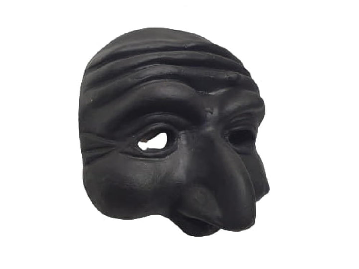 1 x Maske PULCINELLA ca. 11 x 12 cm aus Terrakotta zum Aufhängen von Handwerksmeistern San Gregorio