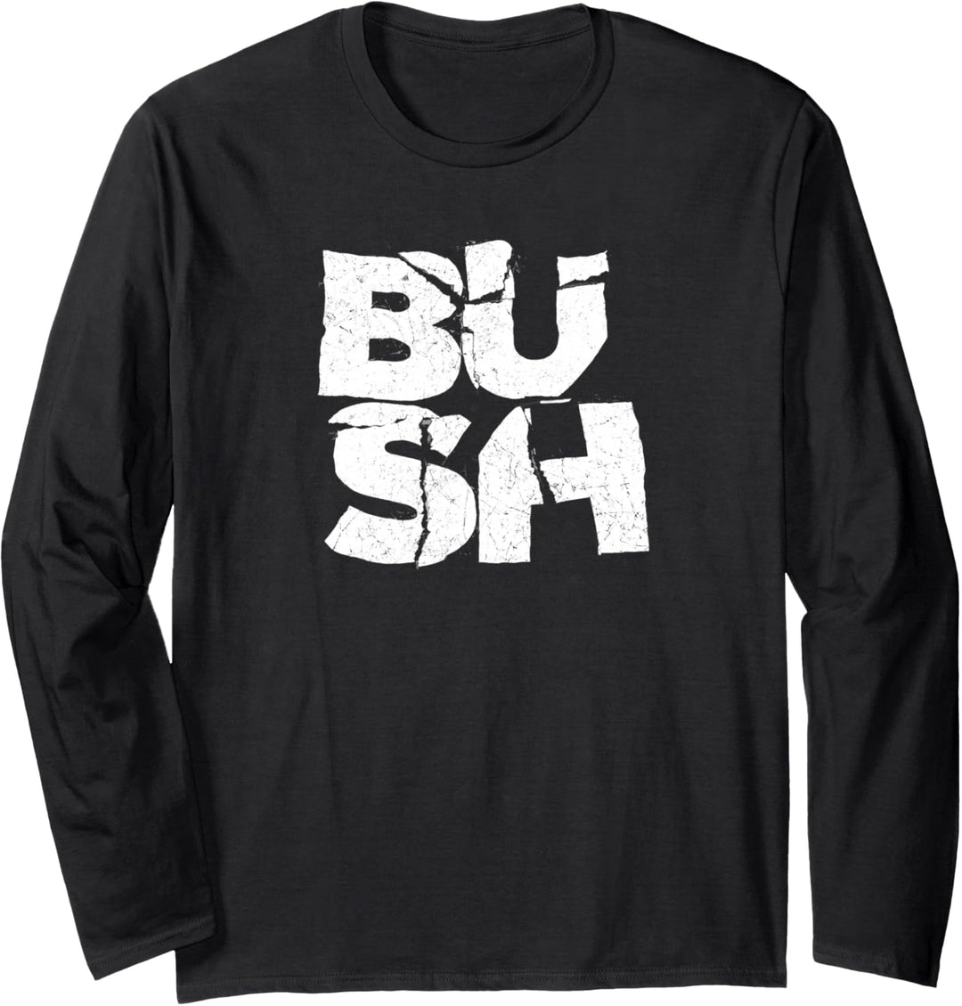 Bush – Graphic Torn Logo Langarmshirt