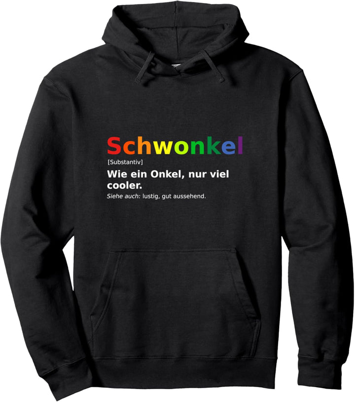 LGBT Schwul CSD Queer Mann Outfit Schwonkel Schwuler Onkel Pullover Hoodie