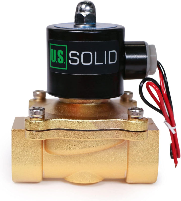 U.S. Solid Magnetventil - 1" Zinklegierung 230V AC Magnetventil, NBR-Dichtung, stromlos geschlossen,