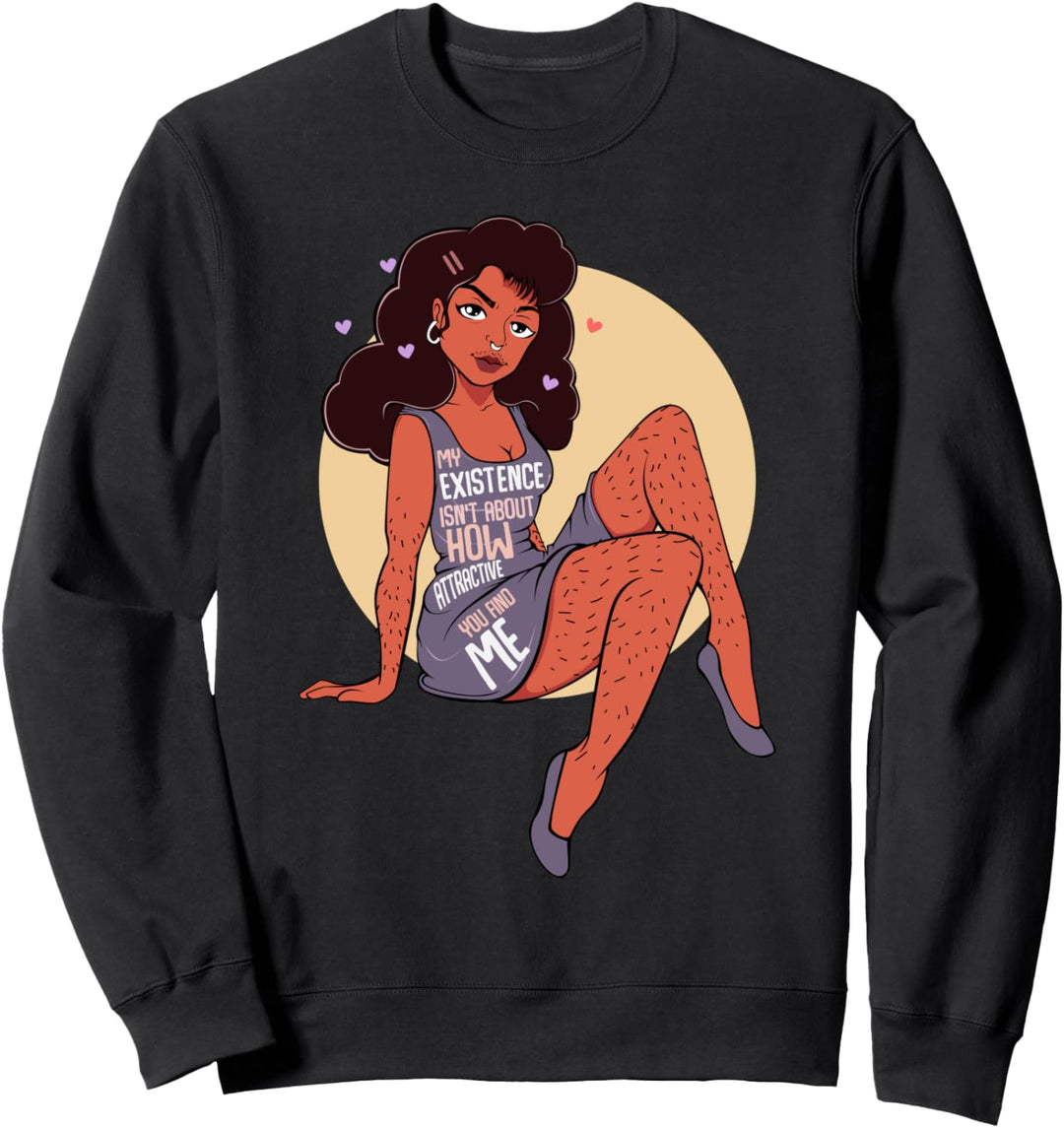 Anti Sexismus Feministin Feminismus Body Positivity Demos Sweatshirt