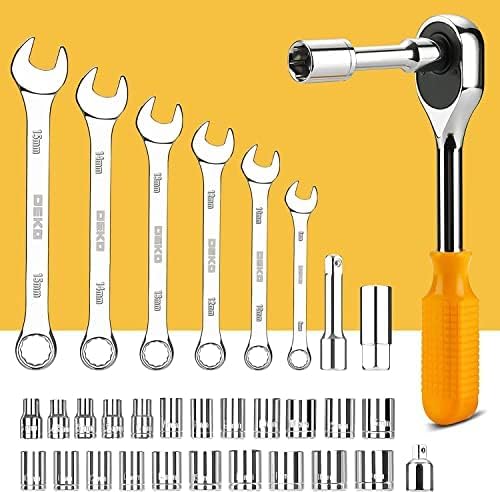 DEKO 228-teilig Premium Universal Werkzeugkoffer - und Haushalts-Werkzeugsets 228PCS, 228PCS