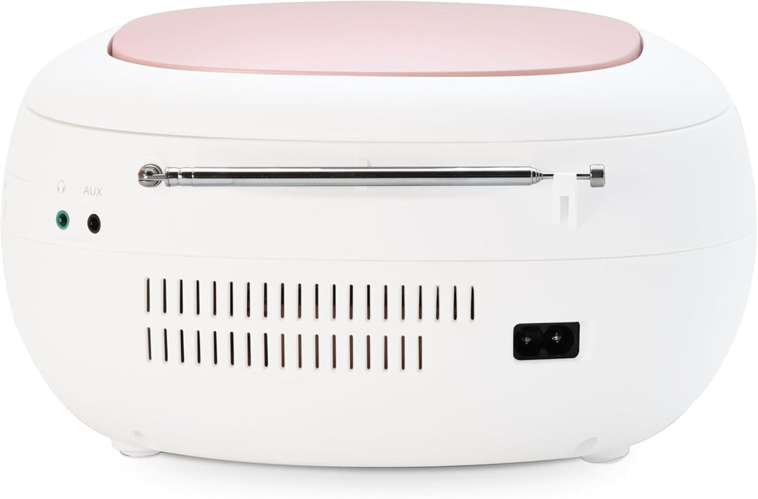 CD Player Radio Eden Bluetooth, MP3 mit USB-Anschluss, Micro-SD-Karte - Rosa - Metronic 477185