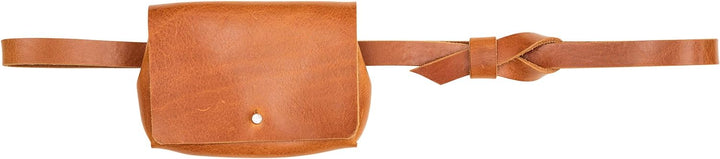 Luca Kayz Gürteltasche Ella CALVADOS Strass-Verschluss Cognac, Cognac