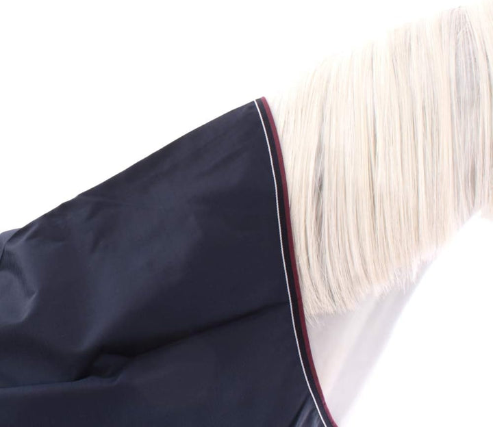 Equitheme Hemd High Neck Tyrex New 1200D ? Farben ? Marineblau/Bordeaux, Grösse der Decke ? 6.6 Mari