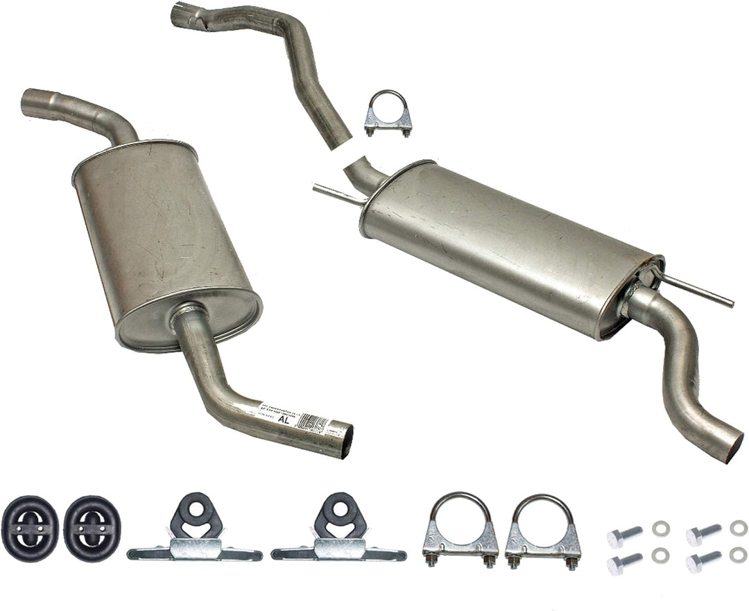 Ferroz Export Ersatz für Auspuffanlage Auspuff ab Kat VW T4 Transporter 2.0 2.5 1.9 D 2.4 D + Anbauk