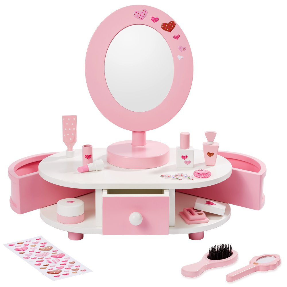 howa Schminktisch Little Lady aus Holz incl. 12 TLG. Zubehör für Kinder 5001