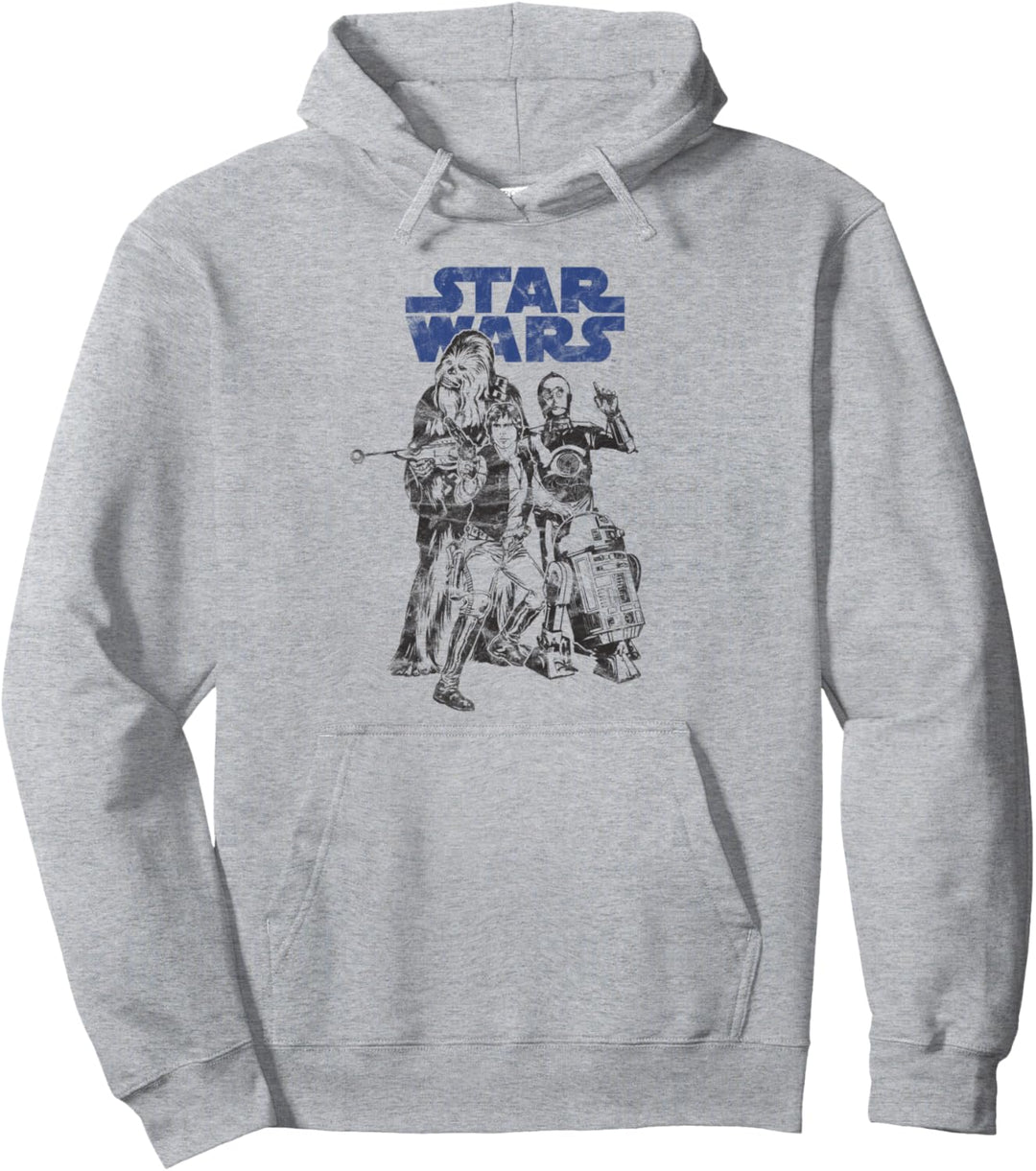 Star Wars Falcon Crew Blue Pullover Hoodie