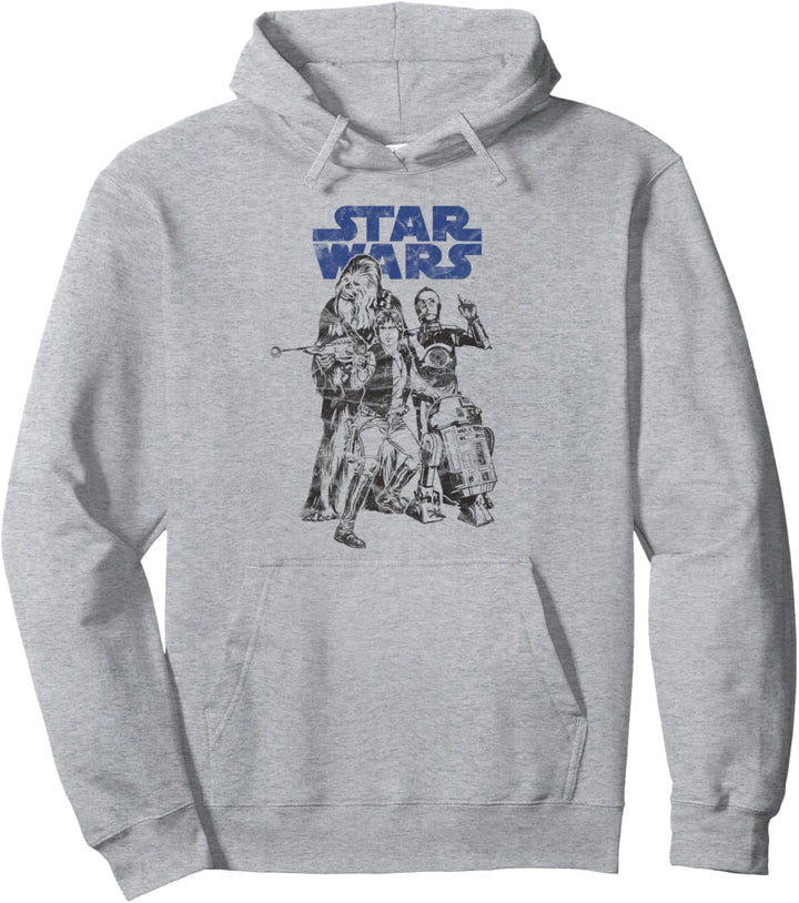Star Wars Falcon Crew Blue Pullover Hoodie