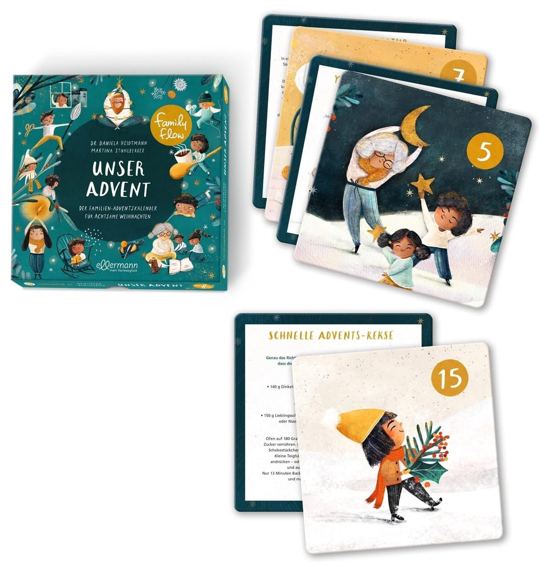 FamilyFlow. Unser Advent: Der Familien-Adventskalender für achtsame Weihnachten: Der Familien-Advent