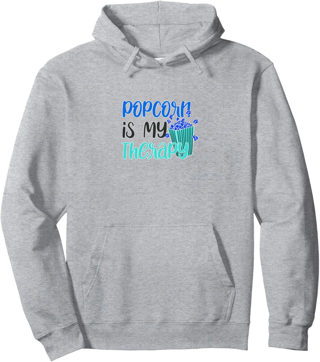 Popcorn als Therapie Leckerer Mais Pullover Hoodie