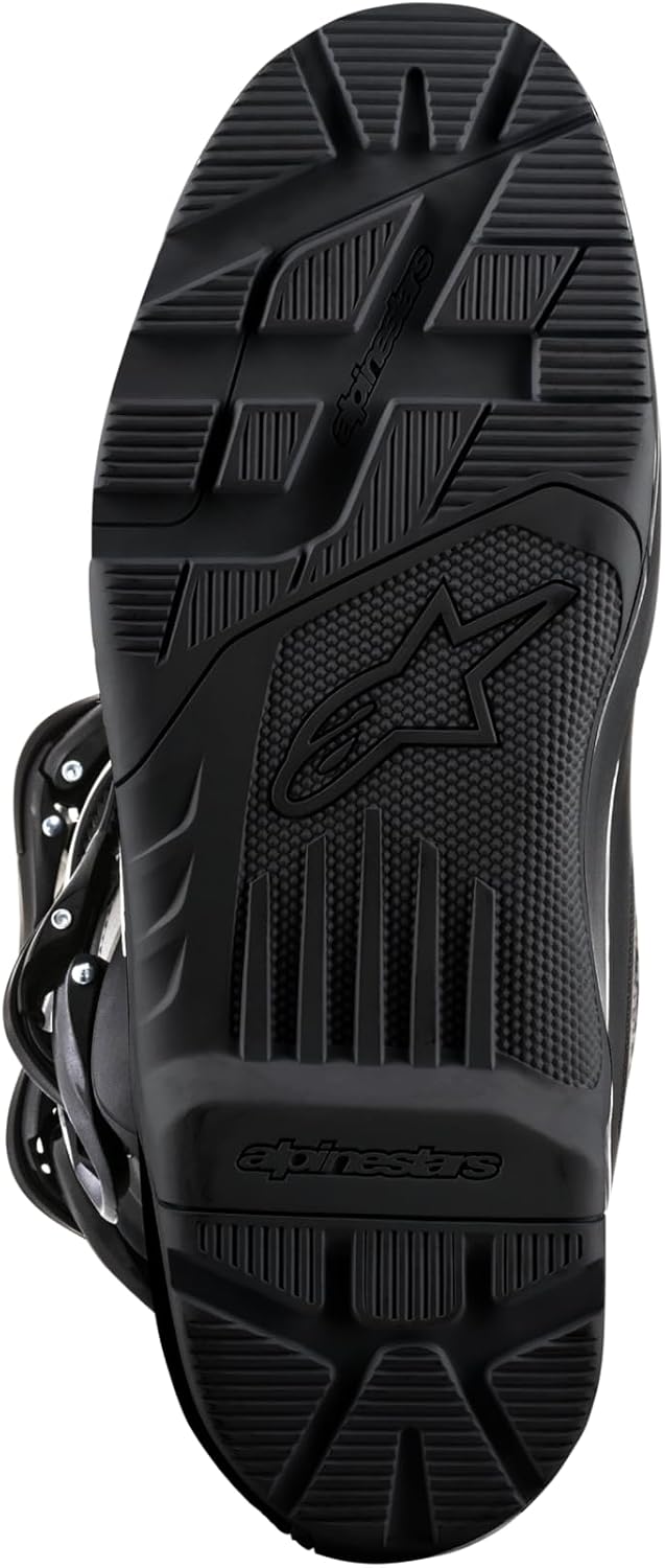 Alpinestars Motocross-Stiefel Tech 3 Enduro Schwarz | Sportlicher Offroad-Schutz 40.5 EU Schwarz, 40