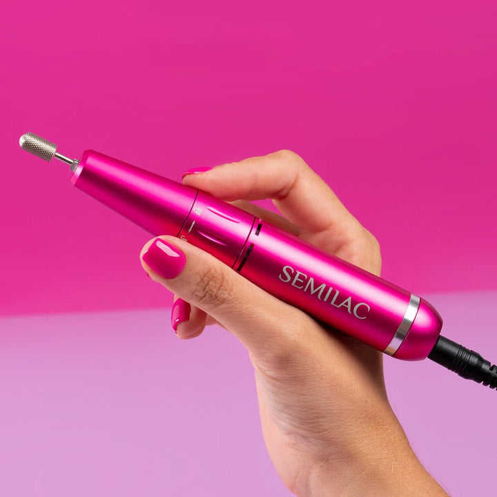 Semilac Nagelfräser Mini Pen – Kompakter Elektrischer Nagelbohrer für UV-, Gel- und Acryl-Lack, USB-