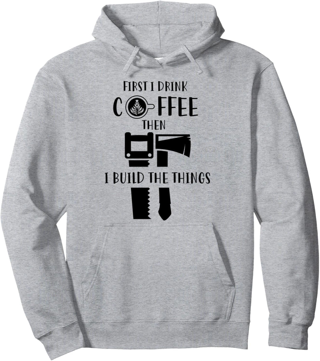Tischler-Kaffee- und Holzbearbeitung. Pullover Hoodie