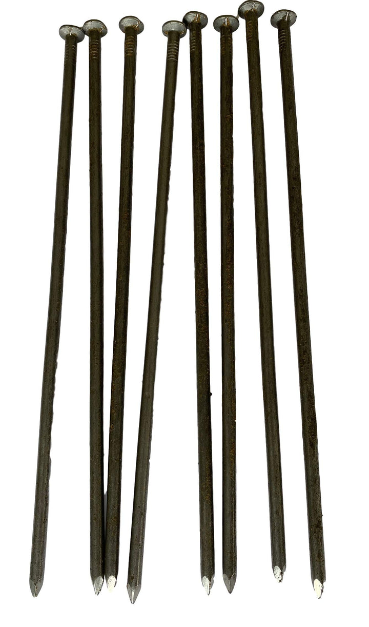 8Stk. Schnurnagel Gartennagel | 350mm Länge – 8mm | Bodenanker Garten-Nagel für Gartenbau Absteckung