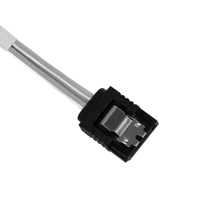 SilverStone Technology CPS05-RE: Dickes, abgeschirmtes Mini-SAS-SFF-8643-36-Pin-zu-SATA-7-Pin-Kabel,