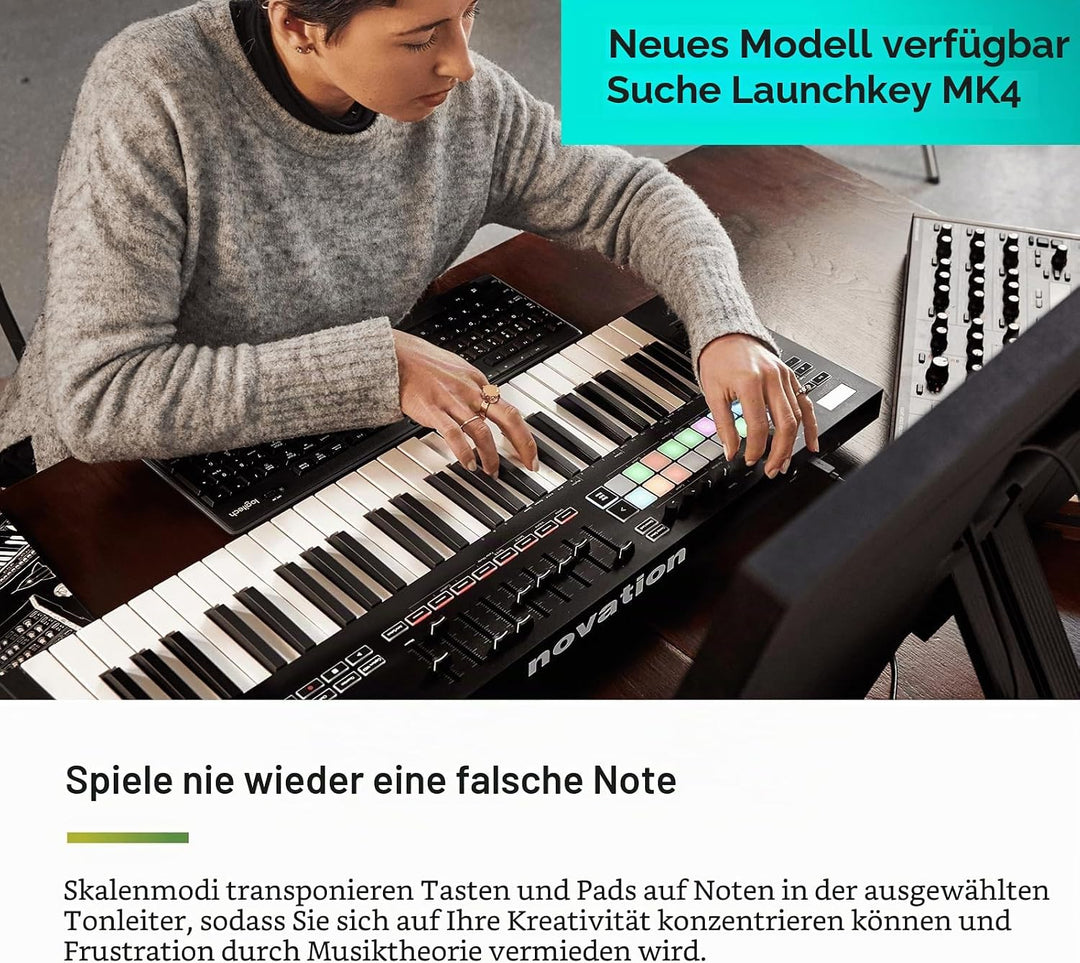 Novation Launchkey 49 [MK3] MIDI-Controller-Keyboard – Nahtlose Integration in Ableton Live. Akkordm