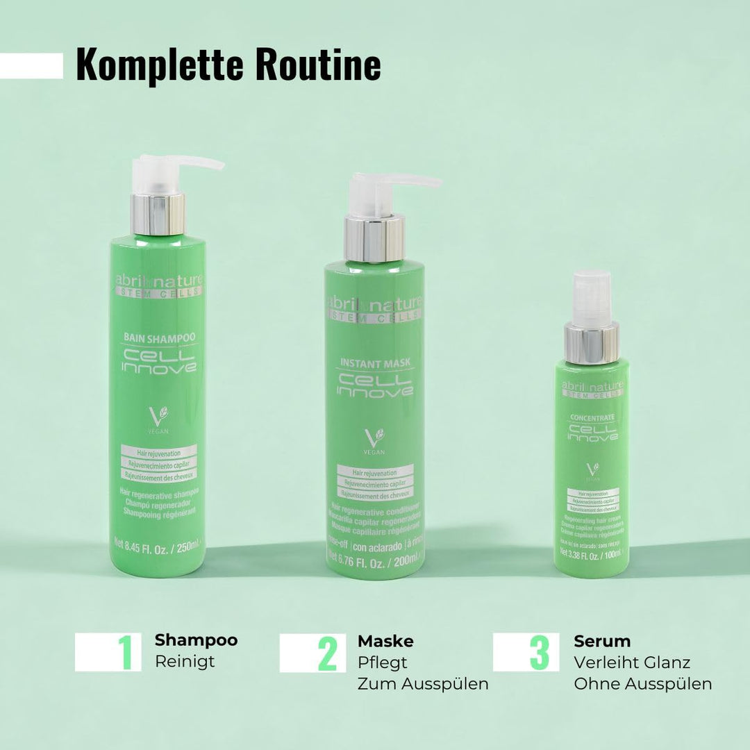 abril et nature - Instant Mask Cell Innove - Feuchtigkeitsspendende Haarmaske - 1000 ml - Für Strapa
