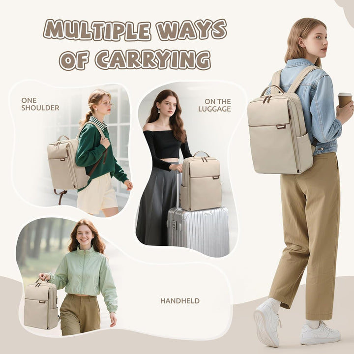 Laptop Rucksack, Rucksack Handgepäck 16 Zoll, Rucksack Damen und Herren, Bussiness Rucksack Wasserdi