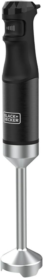 Black & Decker BXHBA1501E Mélangeur par Immersion 1500 W Noir, Transparent