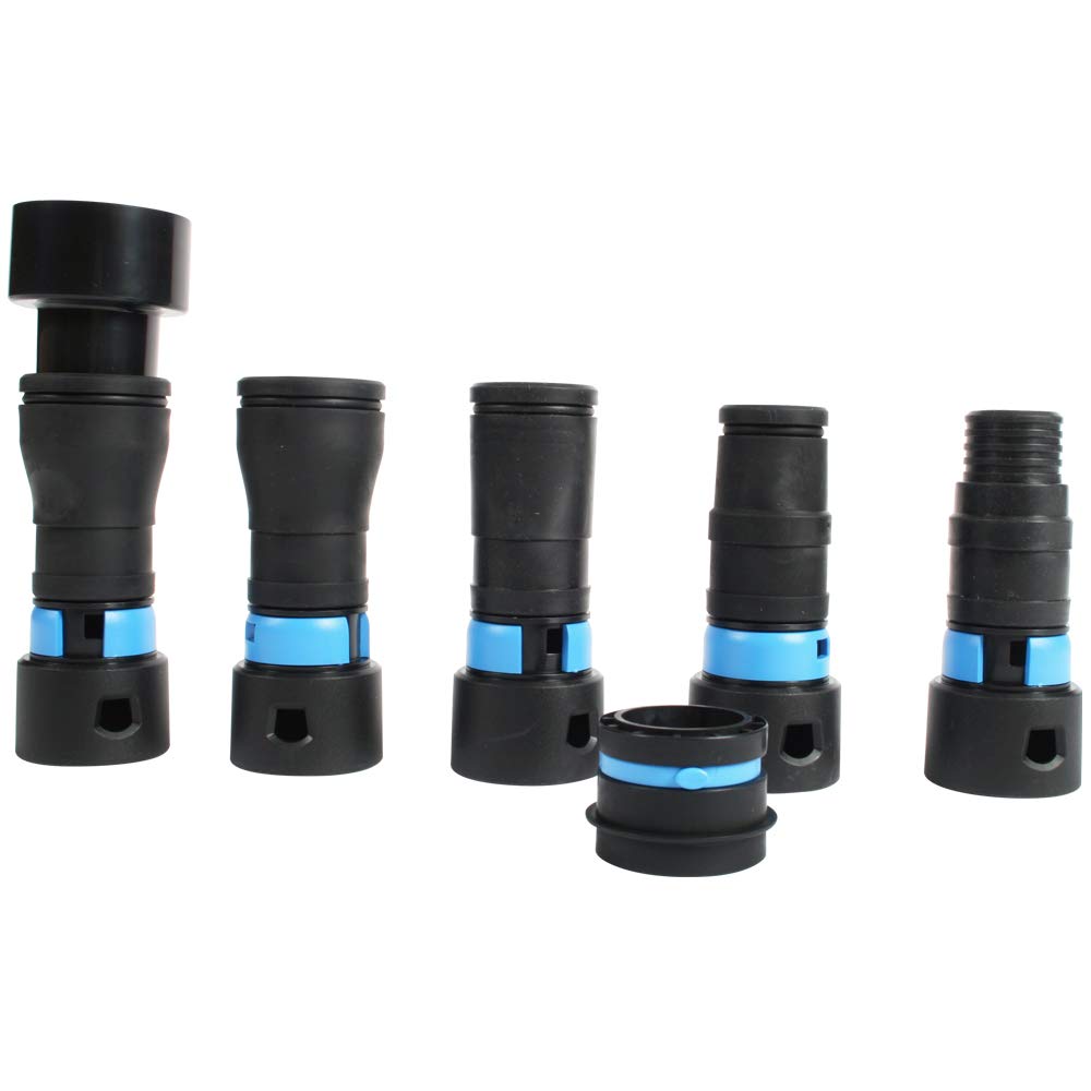 Cen-Tec Systems 95237 Quick Click Erweitertes Multi-Brand Elektrowerkzeugadapter-Set für Staubsammlu