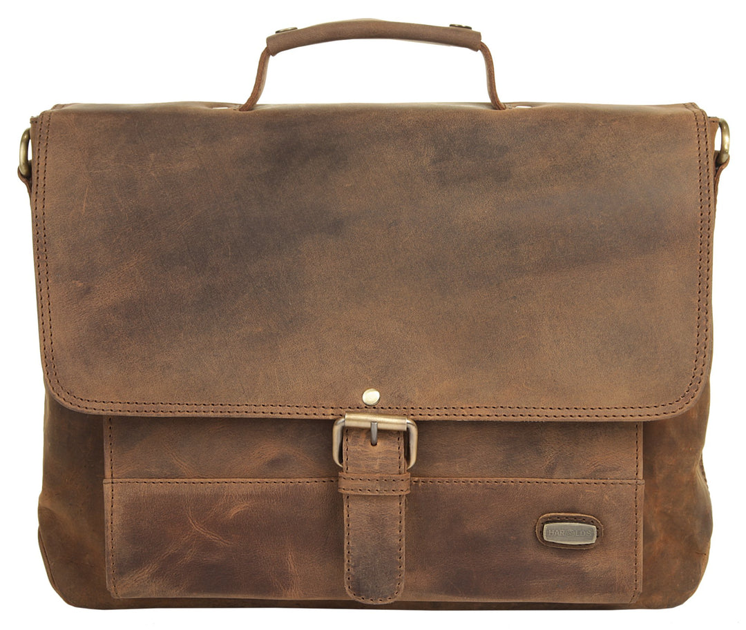 HAROLD'S Antik Aktentasche S Leder 38 cm
