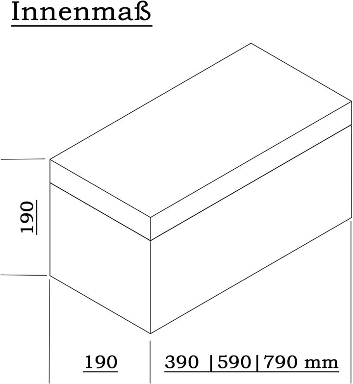 Alubox Alukoffer Silber Koffer Werkzeugkoffer Aufbewahrung leer 20x20x60 cm Deckel abnehmbar, 60 cm
