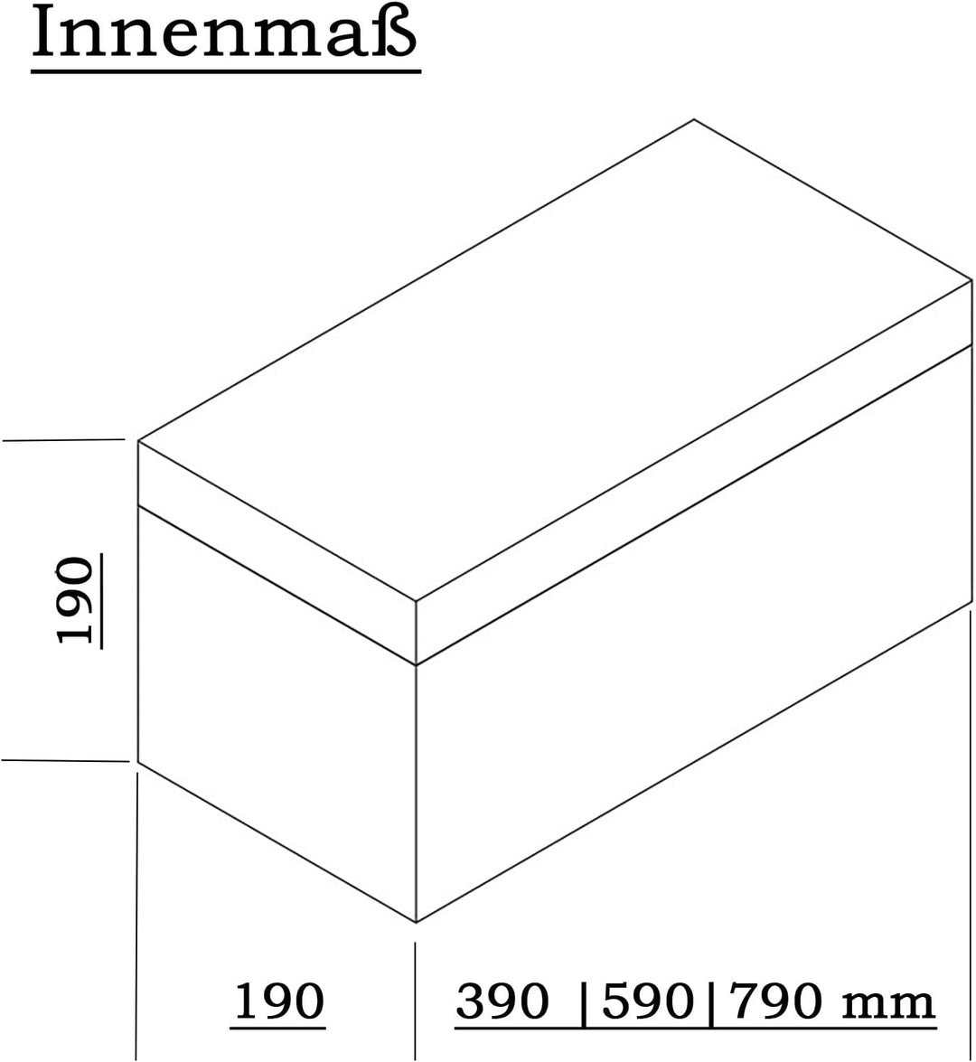 Alubox Alukoffer Silber Koffer Werkzeugkoffer Aufbewahrung leer 20x20x40 cm Deckel abnehmbar, 40 cm
