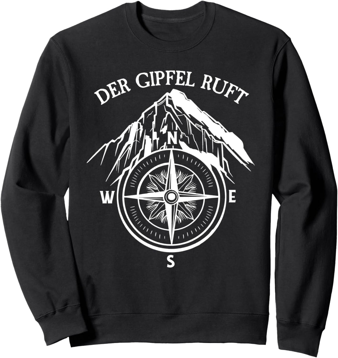 Bergführer I Der Gipfel ruft I Alpen Berge I Bergsteiger Sweatshirt