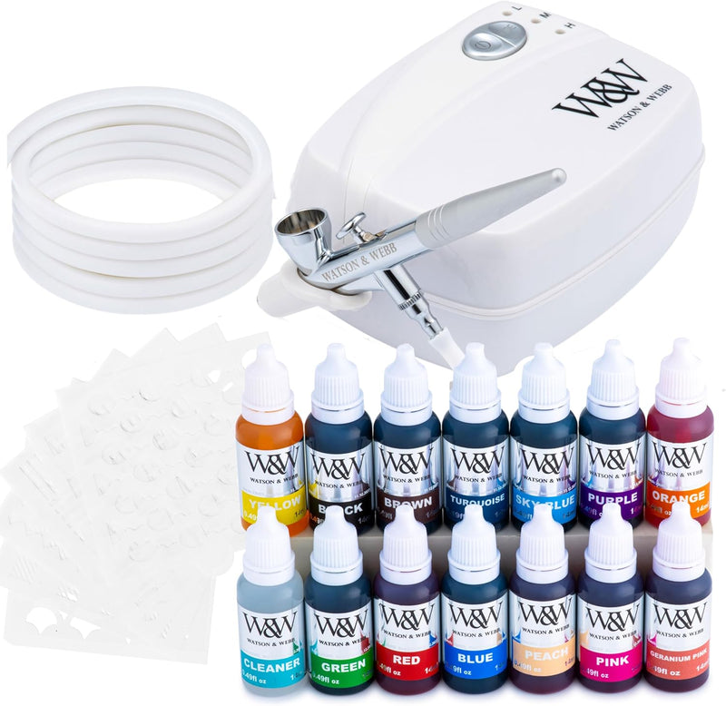 Watson and Webb Airbrush Set Torten Kuchen-Dekorationsset (Plus 8