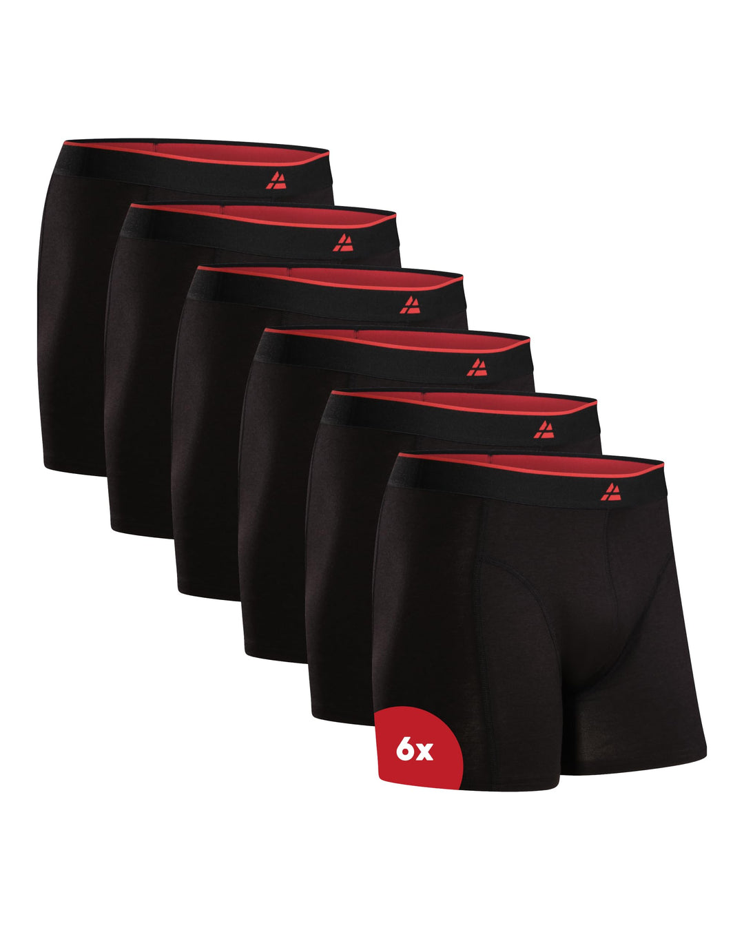 DANISH ENDURANCE 6er Pack Bambus Boxershorts Herren, Superweich & Elastischer Bund, Ohne Zettel, Atm