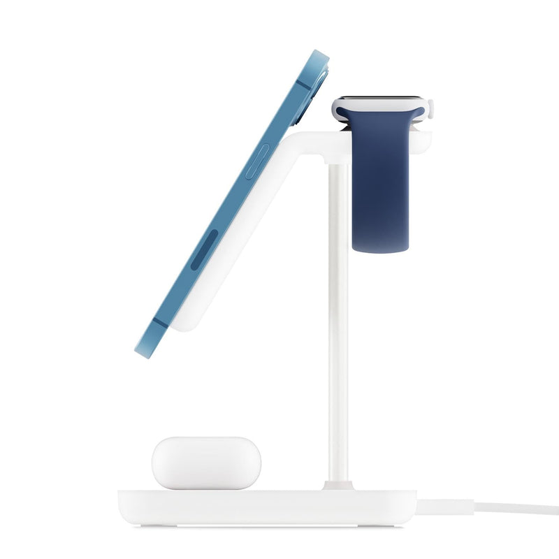 Twelve South HiRise 3 | 3-in-1 Magnetische Ladestation für MagSafe iPhones, AirPods und Apple Watch