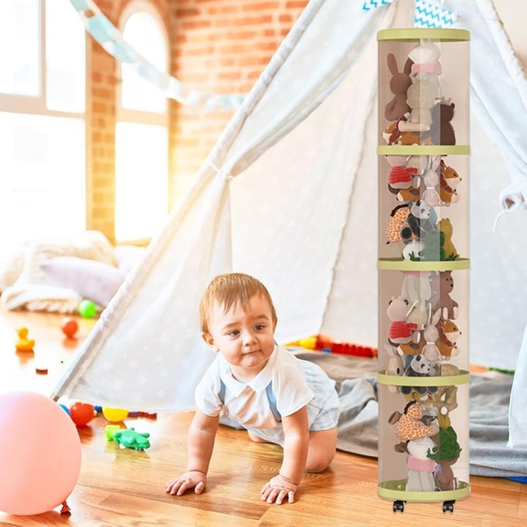 Generisch Stuffed Animal Tube Storage Plush Organizer Tube | Ästhetischer Klarer Stauraum Für Wohnzi