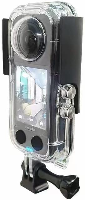 Insta360 X3 Panoramic Camera Waterproof Case, 195FT/60M IPX8 Certified Sports Underwater Swimming Di