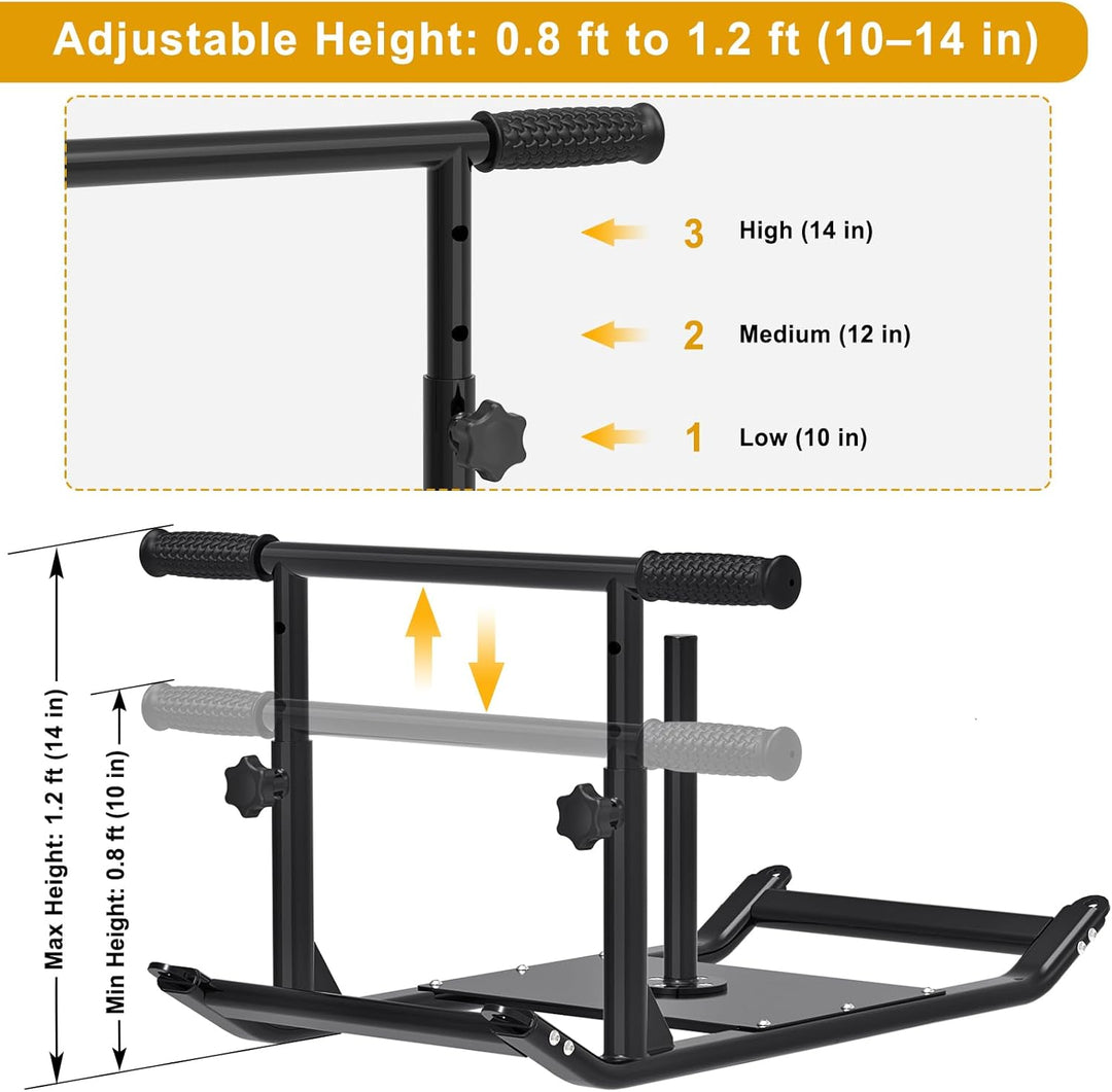 'Kipika Weight Sleds for Training, Push-Pull Football Sled, Adjustable Height Handle, Heavy Duty Ste
