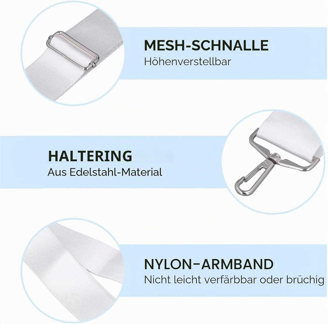 VGEBY Tennisnetzgurt, Tennisnetz-Mittelgurt, Verstellbare Tennisnetz-Mittelgurte, Edelstahlschnalle