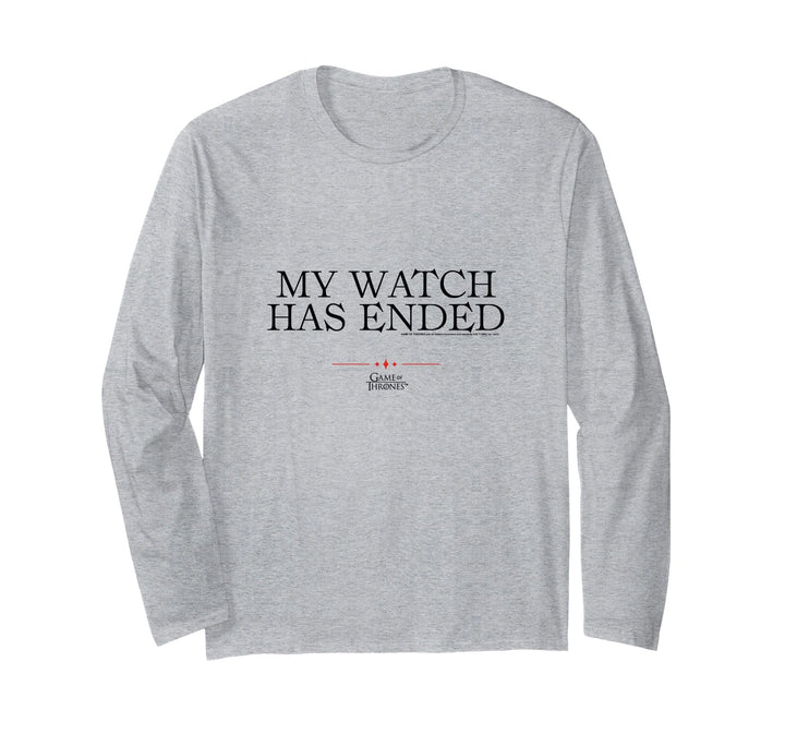 Game of Thrones Watch Has Ended Langarmshirt