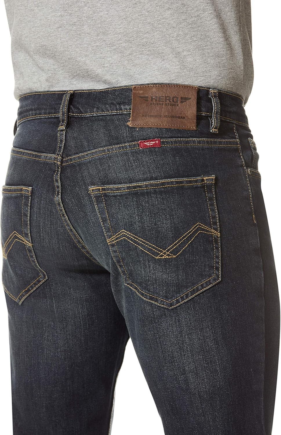 HERO BY JOHN MEDOOX Regular Straight Stretch 31W / 30L Antic Blue, 31W / 30L Antic Blue