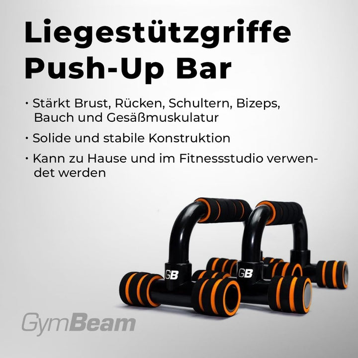 GymBeam Liegestützgriffe - Push Up Bars, Calisthenics Equipment, effektive Fitnesshilfe für Push-Ups