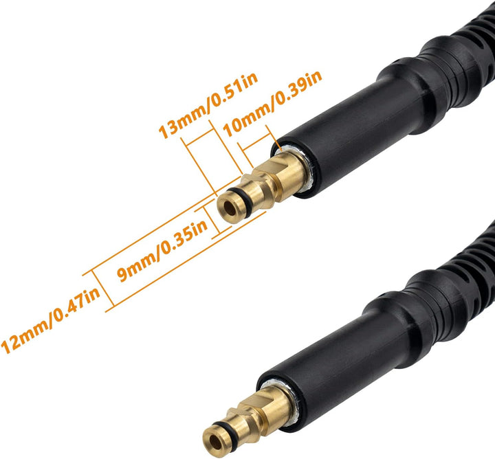 Fai Top 15M Hochdruckschlauch Ersatzschlauch für Karcher K2-K7 Hochdruckreiniger,Click Quick Connect