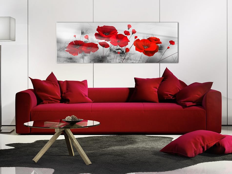 murando Acrylglasbild Blumen 120x40 cm 1 Teile Wandbild auf Acryl Glas Bilder Kunstdruck Moderne Wan