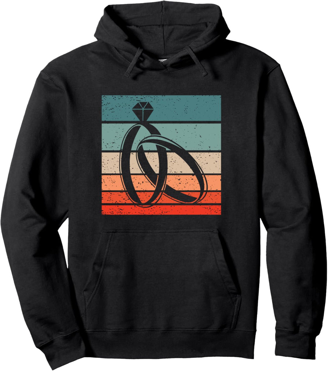 Eheringe Rings Retro Style Vintage Pullover Hoodie