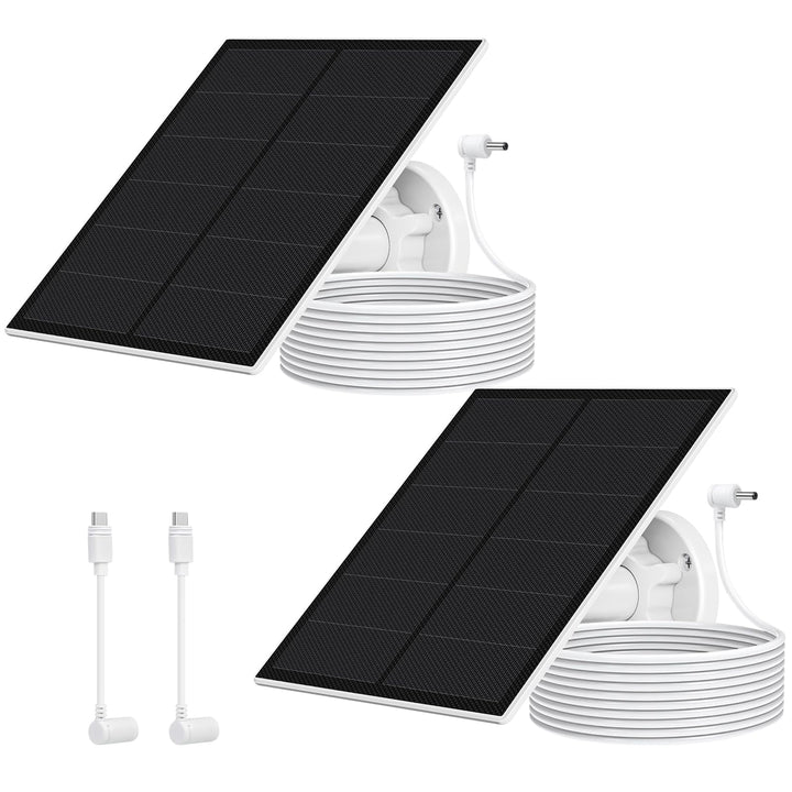 Solarmodul für Ring Kamera,5W Kamera Solarpanel kompatibel mit Ring Spotlight Cam Akku & Stick Up Ca