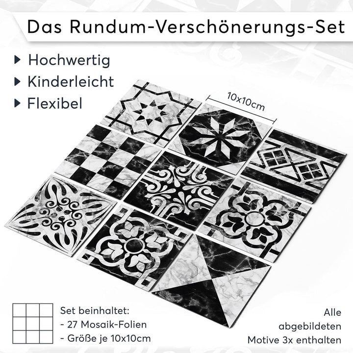 Selbstklebende - [ Bodenfliese - Fliesen für Boden ] - Aufkleber Folie Sticker für Boden-Fliesen - K