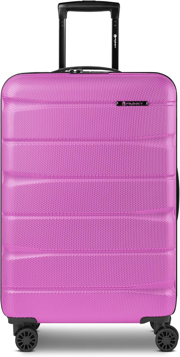 Franky Check-in Koffer für Damen und Herren | mittelgrosser Trolley 44,5 x 28 x 66 cm aus hochwertig