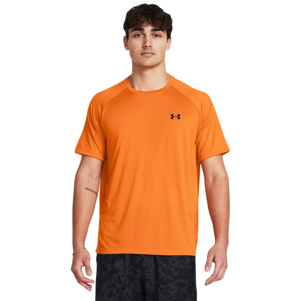 Under Armour Men's Tech 2.0 Short Sleeve T-Shirt (811) Atomic / Black M, (811) Atomic / Black M